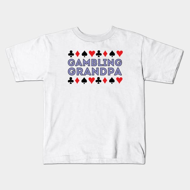 Gambling Grandma Kids T-Shirt by DiegoCarvalho